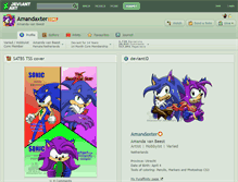 Tablet Screenshot of amandaxter.deviantart.com