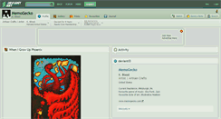 Desktop Screenshot of memogecko.deviantart.com