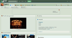 Desktop Screenshot of flaash-x.deviantart.com