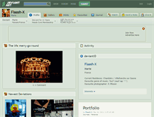 Tablet Screenshot of flaash-x.deviantart.com