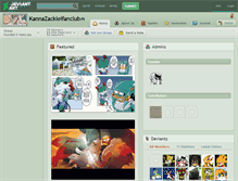 Tablet Screenshot of kannazackielfanclub.deviantart.com