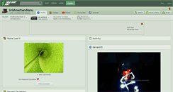 Desktop Screenshot of krishnachandranu.deviantart.com