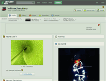 Tablet Screenshot of krishnachandranu.deviantart.com