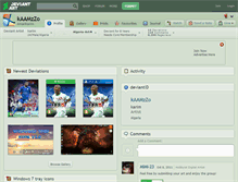 Tablet Screenshot of kaamzzo.deviantart.com