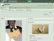 Tablet Screenshot of cendrilyne.deviantart.com