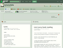 Tablet Screenshot of lexical-phobia.deviantart.com