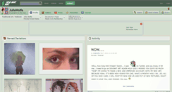 Desktop Screenshot of juliawolfe.deviantart.com