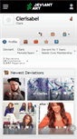 Mobile Screenshot of clerisabel.deviantart.com