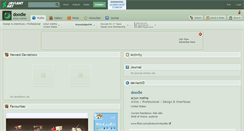Desktop Screenshot of doodle.deviantart.com