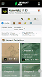 Mobile Screenshot of kuroneko1133.deviantart.com