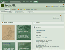 Tablet Screenshot of kuroneko1133.deviantart.com