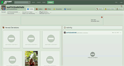 Desktop Screenshot of iamtoodarkpark.deviantart.com