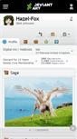 Mobile Screenshot of hazel-fox.deviantart.com