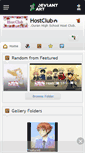 Mobile Screenshot of hostclub.deviantart.com