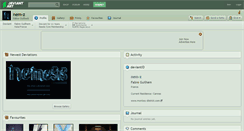 Desktop Screenshot of nem-z.deviantart.com