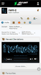 Mobile Screenshot of nem-z.deviantart.com