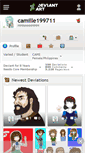 Mobile Screenshot of camille199711.deviantart.com