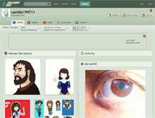 Tablet Screenshot of camille199711.deviantart.com