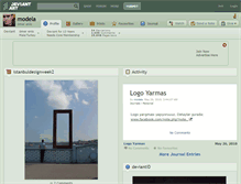 Tablet Screenshot of modela.deviantart.com