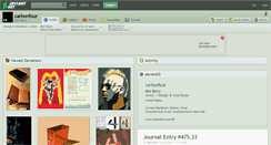 Desktop Screenshot of carbonfour.deviantart.com