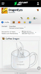 Mobile Screenshot of dragoneyzs.deviantart.com