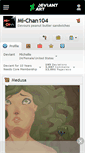 Mobile Screenshot of mi-chan104.deviantart.com