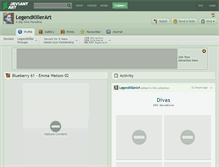 Tablet Screenshot of legendkillerart.deviantart.com