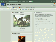 Tablet Screenshot of howtotrainyourdragon.deviantart.com