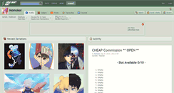 Desktop Screenshot of momokoi.deviantart.com