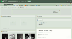 Desktop Screenshot of georginagroovy.deviantart.com