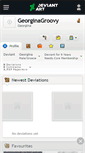 Mobile Screenshot of georginagroovy.deviantart.com