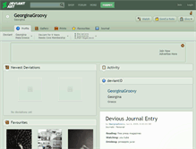 Tablet Screenshot of georginagroovy.deviantart.com