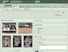 Tablet Screenshot of bartmans.deviantart.com