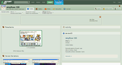 Desktop Screenshot of amyrose-100.deviantart.com