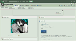 Desktop Screenshot of lady-deathrose.deviantart.com