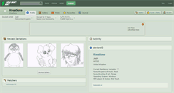 Desktop Screenshot of kreatione.deviantart.com