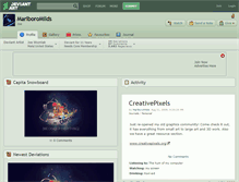 Tablet Screenshot of marlboromilds.deviantart.com