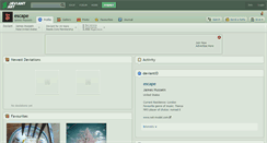 Desktop Screenshot of escape.deviantart.com