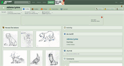 Desktop Screenshot of adrena-lynne.deviantart.com