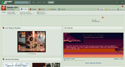 Desktop Screenshot of glacier-grrl.deviantart.com