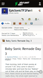 Mobile Screenshot of epicsonictf2fan1.deviantart.com