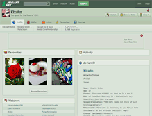 Tablet Screenshot of kizaito.deviantart.com
