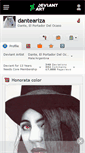 Mobile Screenshot of danteariza.deviantart.com