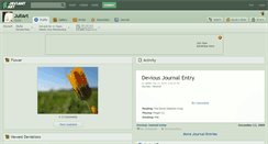 Desktop Screenshot of juliart.deviantart.com