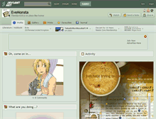 Tablet Screenshot of evemonsta.deviantart.com