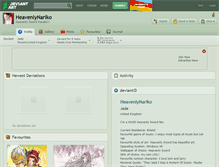 Tablet Screenshot of heavenlynariko.deviantart.com