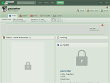 Tablet Screenshot of pastseeker.deviantart.com