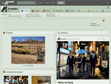 Tablet Screenshot of konpaku.deviantart.com