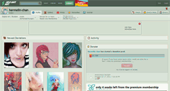 Desktop Screenshot of hermelin-chan.deviantart.com