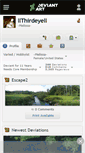 Mobile Screenshot of llthirdeyell.deviantart.com
